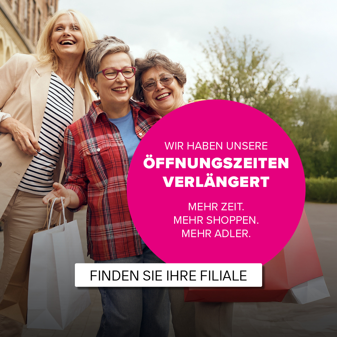 Wir haben unsere Öffnungszeiten verlängert!