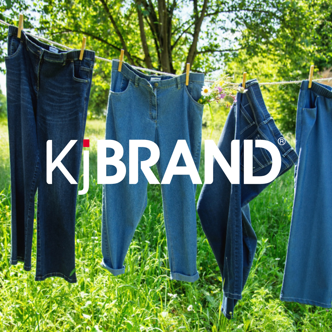 Das Bild repräsentiert die KjBrand, die Jeans, Hosen und diverse Bekleidungsartikel anbietet. Das Bild repräsentiert die KjBrand, die Jeans, Hosen und diverse Bekleidungsartikel anbietet.