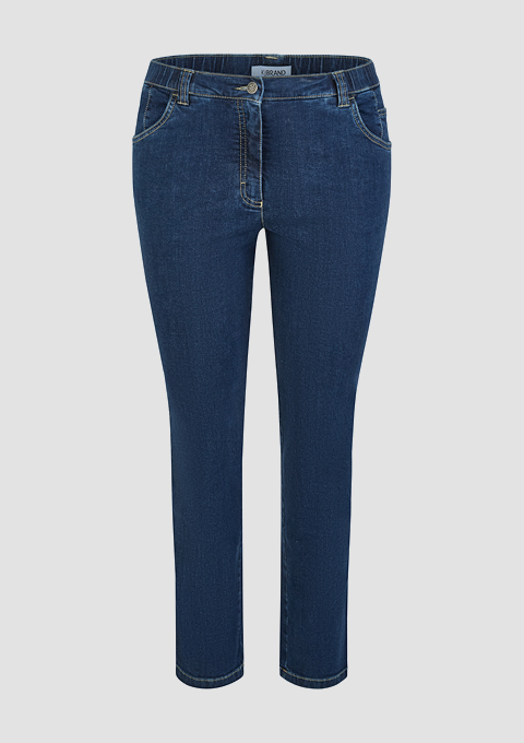 Hochtaillierte Skinny Jeans aus Denim, die eng anliegen und modern geschnitten sind. Hochtaillierte Skinny Jeans aus Denim, die eng anliegen und modern geschnitten sind.