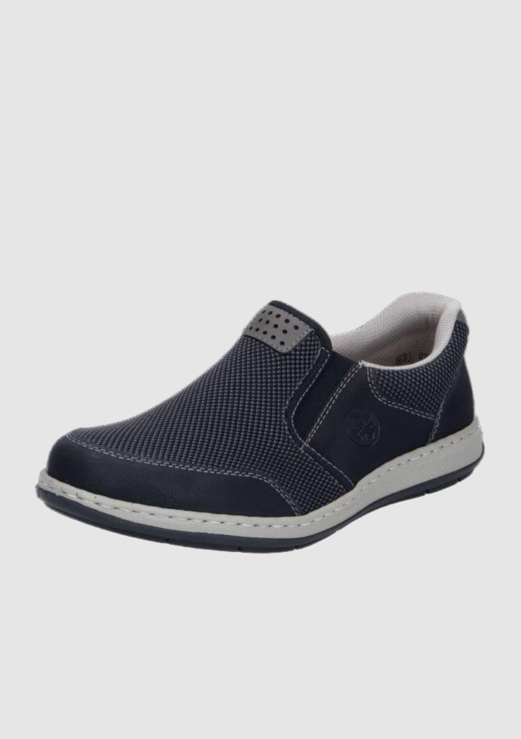 Dunkelblaue Schuhe mit weiĂźer Sohle, sportlich und bequem Dunkelblaue Schuhe mit weiĂźer Sohle, sportlich und bequem