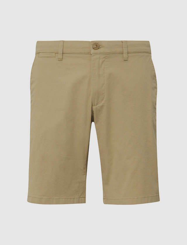 Beige Shorts aus Baumwolle. Beige Shorts aus Baumwolle.