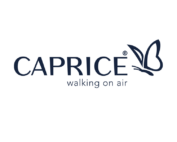 Logo von CAPRICE mit dem Slogan "walking on air".