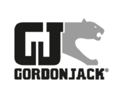 Logo von Gordon Jack, bestehend aus den Buchstaben "GJ" und einem stilisierten Pantherkopf.